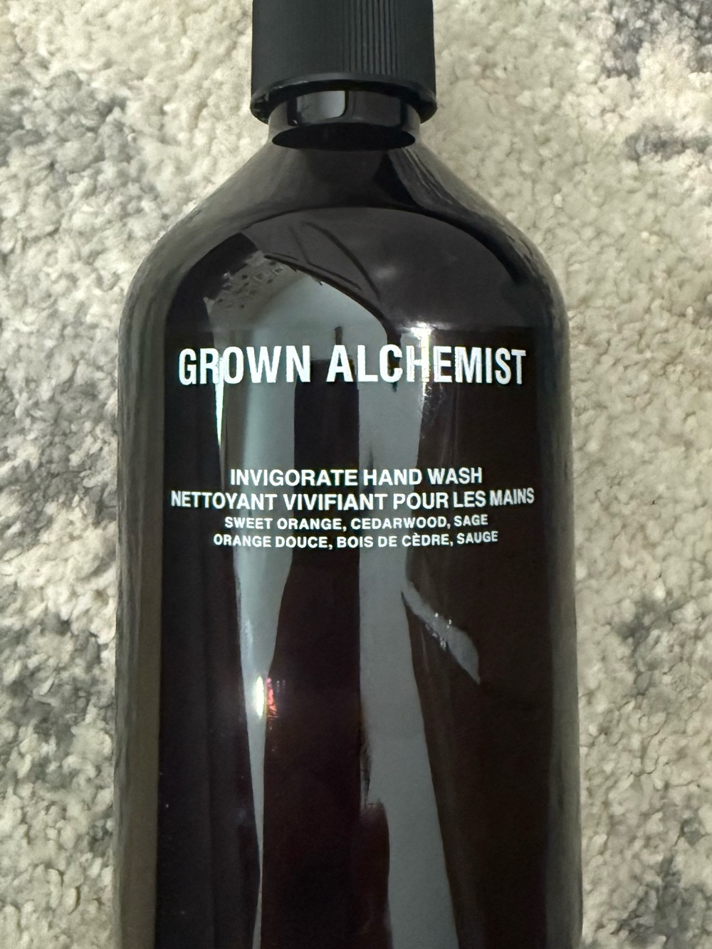 Grown Alchemist Hand Wash - Dark Brown Bottle with Black Pump
